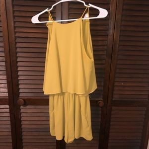 Gold high neck romper- perfect for game day!